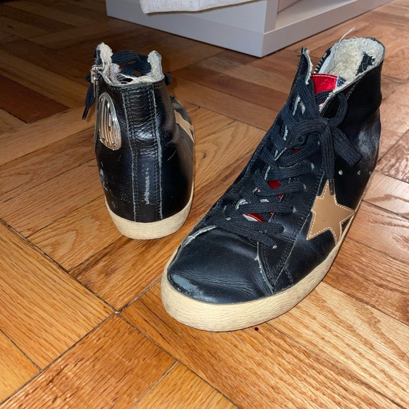 Golden goose Black High-Top Sneakers - Picture 2 of 3
